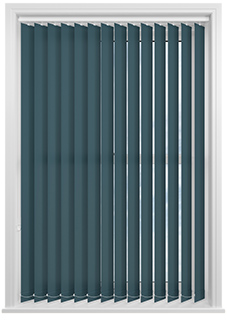 Roma, Teal - Vertical Blind